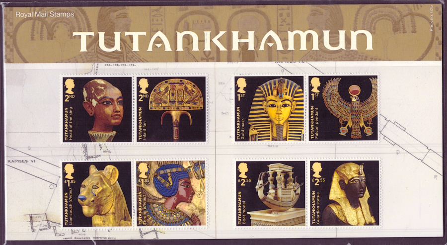 (image for) 2022 Tutankhamun Royal Mail Presentation Pack 625